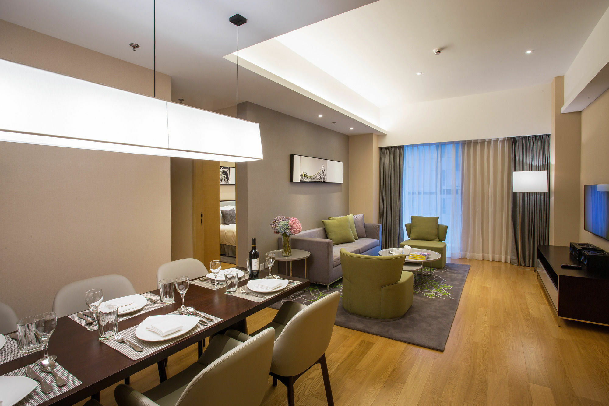 Cm Service Apartment Тяньцзинь Экстерьер фото